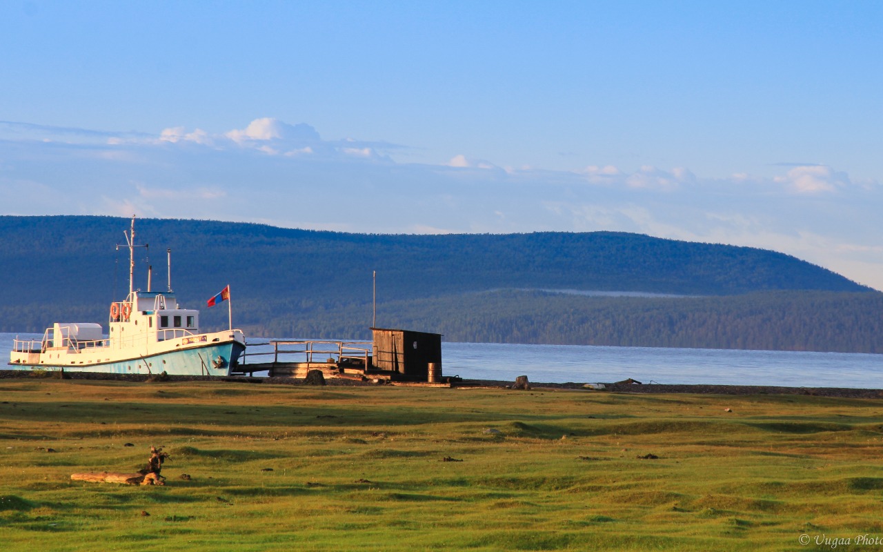 Sukhbaatar boat on Lake Huvsgul | Premium Travel Mongolia