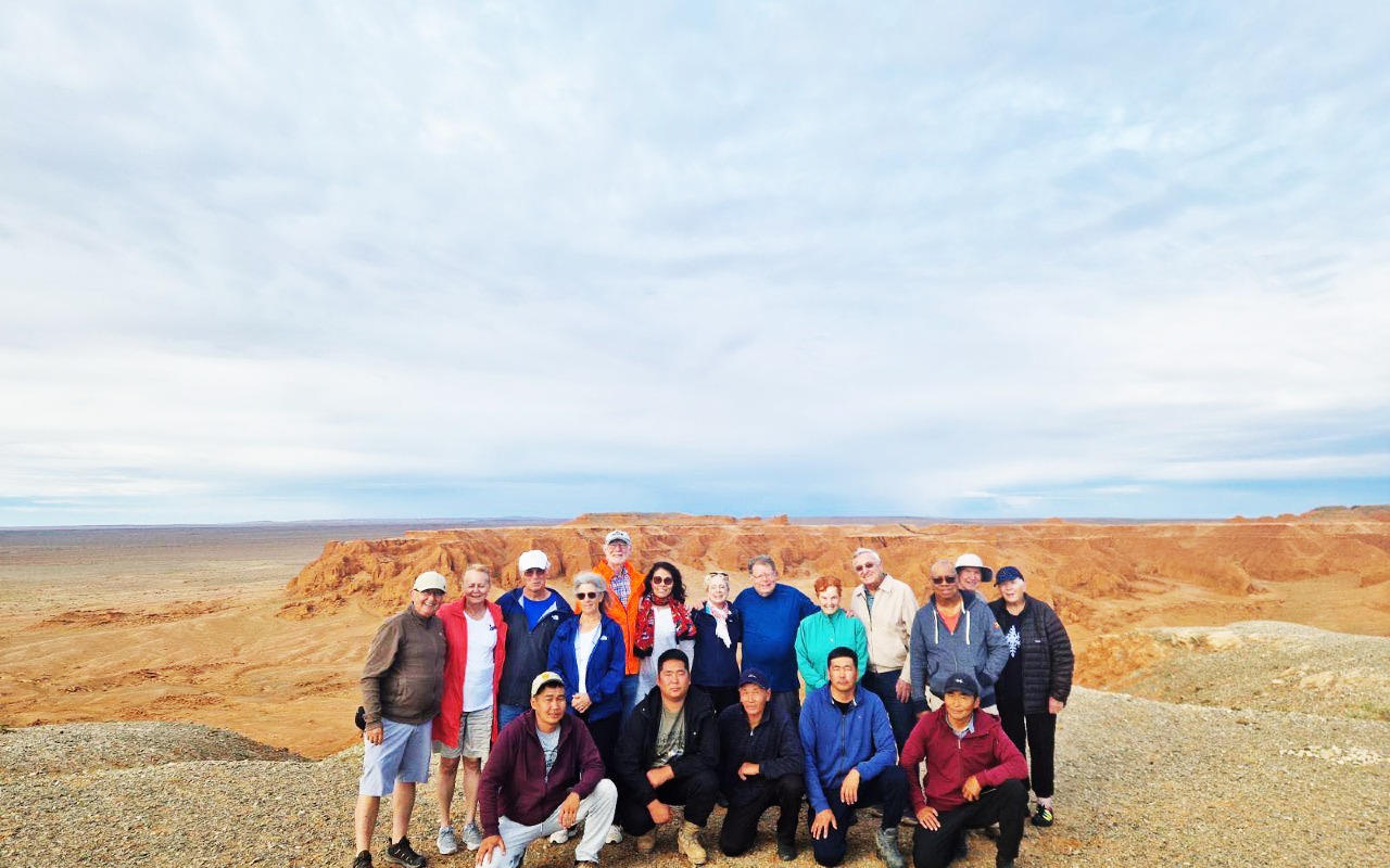 The famous Flaming Cliffs of Bayanzag | Premium Travel Mongolia